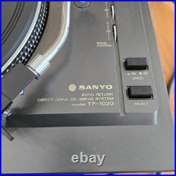 Sanyo TP-1020 Direct Drive Turntable Record Player Excellent Cond Record Player