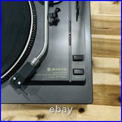 Sanyo TP-1020 Direct Drive Turntable Record Player Tested Good Condition Japan