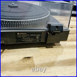 Sanyo TP-1020 Direct Drive Turntable Record Player Tested Good Condition Japan