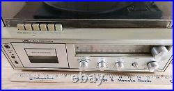 Sears Solid State AM/FM Radio Phonograph Tape Player Model 132.91823900 Works