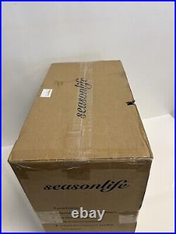 Seasonlife Turntable Record Player with Built-in Speakers, 33&45 RPM Speed