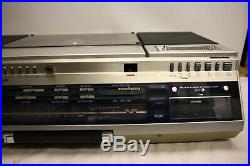 Sharp Vz-2000 Boombox Ghetto Blaster Turntable Record Player Cassette Radio Rare