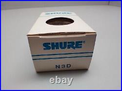 Shure N3D Dynetic Cartridge Stylus for phonograph record player. NOS in Box
