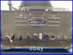 Signal Corps Sound Reproducer PA Mike Speakers Military Record Player 1954 Turns