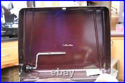 Silvertone 8164 Spring Wound Phonograph Portable Record Player Antique Vintage