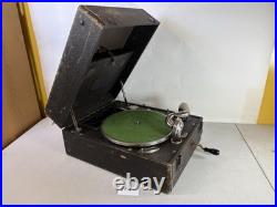 Silvertone Master Portable Vintage Record Player Phonograph gramophone 1F90