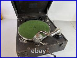 Silvertone Master Portable Vintage Record Player Phonograph gramophone 1F90
