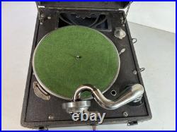 Silvertone Master Portable Vintage Record Player Phonograph gramophone 1F90