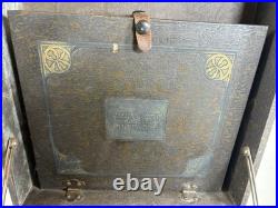 Silvertone Master Portable Vintage Record Player Phonograph gramophone 1F90