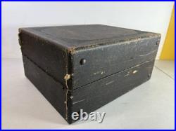 Silvertone Master Portable Vintage Record Player Phonograph gramophone 1F90