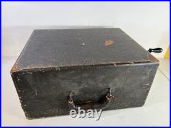 Silvertone Master Portable Vintage Record Player Phonograph gramophone 1F90