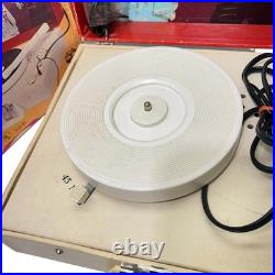 Sing A Long 1977 Donny & Marie Osmond Phonograph Record Player Turntable with Mic