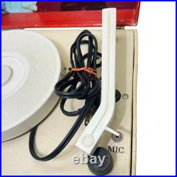 Sing A Long 1977 Donny & Marie Osmond Phonograph Record Player Turntable with Mic