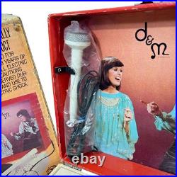 Sing A Long 1977 Donny & Marie Osmond Phonograph Record Player Turntable with Mic