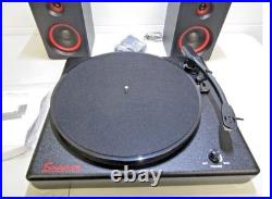 Snap-On Bluetooth Record Player With Speakers