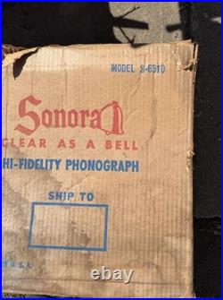 Sonora Phonograph S-6510 Vintage Record Player