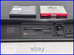 Sony MDS-JE320 MiniDisc MD Recorder Player Deck Tested Working + 2 Discs Optical
