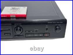 Sony MDS-JE320 MiniDisc MD Recorder Player Deck Tested Working + 2 Discs Optical