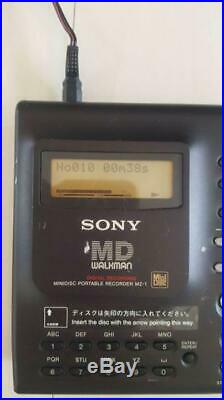Sony MZ-1 MiniDisc MD Recorder Portable first generation MD player USED Japan