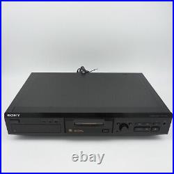 Sony MiniDisc Player Recorder Deck Model MDS-JE330 Tested & WORKS