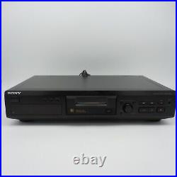 Sony MiniDisc Player Recorder Deck Model MDS-JE330 Tested & WORKS