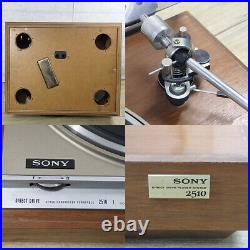 Sony PS-2510 direct drive manual record player Turntable no leg Japan Old