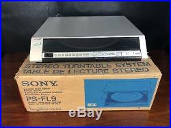 Sony PS-FL9 Linear Tracking Turntable/ Record Player