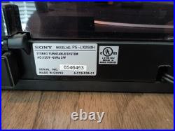 Sony PS-LX250H Stereo Full Automatic Turntable System LP Record Player Tested