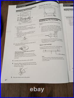 Sony PS-LX250H Stereo Full Automatic Turntable System LP Record Player Tested