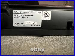 Sony PS-LX250H Stereo Full Automatic Turntable System Record Player Tested&Works