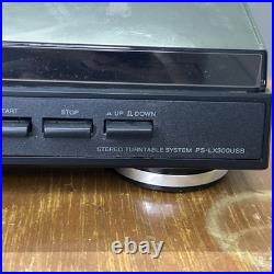 Sony PS-LX300USB Stereo Turntable System Record Player USB Works W Owners Manual