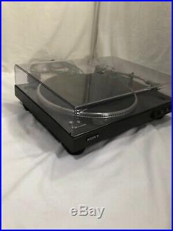 Sony PS-X6 Stereo Turntable System Record Player W Manual Working Excellent