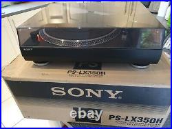 Sony Separates PS-LX350H Stereo Turntable 2-Speed Belt Drive S-Shaped Tonearm