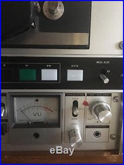 Sony Tc 850 2-4 Reel To Reel Record Player Working
