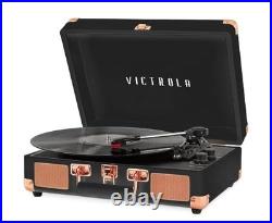 Sound Turquoise Suitcase Record Player Bluetooth & 3-Speed Convenience