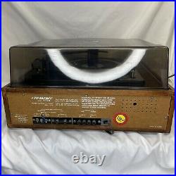 Soundesign 4722 Vintage AM/FM Stereo 8 Track Record Player Receiver Read
