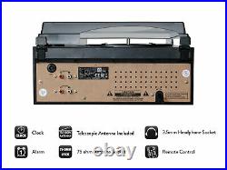 Soundmaster MCD1820 Record Player Turntable with CD, DAB+ & FM Radio HiFi System