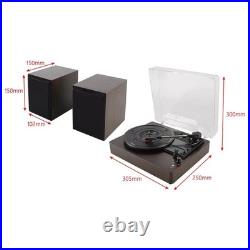 Split Bluetooth Vinyl Record Player High Sound Quality