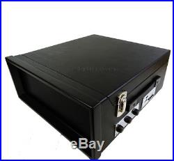 Steepletone Black SRP1R 15 3 Speed Retro Record Player 33,45,78 Turntable USB