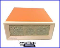 Steepletone Orange SRP1R 16 3 Speed Retro Record Player Turntable AM FM Radio