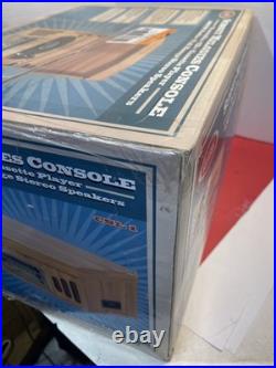 Sunset Melodies Console Classic Csl-1 Turntable CD Cassette Radio Speakers Vint
