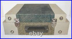Symphonic 1017 or 1013 Tube Suitcase Record Player Phonograph Runs no Sound