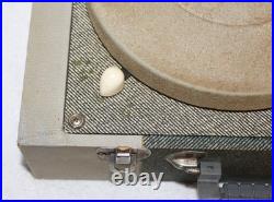 Symphonic 1017 or 1013 Tube Suitcase Record Player Phonograph Runs no Sound