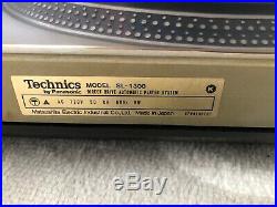 TECHNICS SL-1300 TURNTABLE DIRECT DRIVE AUTOMATIC RECORD PLAYER With ORG BOX & MAN