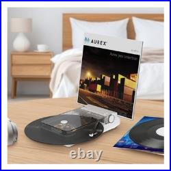 TOSHIBA AUREX AX-RP10 Record Player Bluetooth USB 33/45 RPM Portable Music New