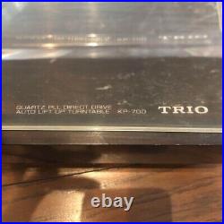 TRIO KP-700 Record Player Quartz PLL Auto Lift Up DD with phono equalizer