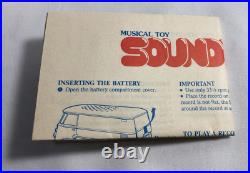 Tamco Musical Soundwagon VOLKSWAGEN BUS VW Record Player 1970'S JAPAN NIB