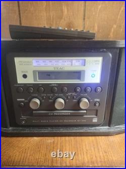 Teac GF-350 Record CD Burner Record Turntable AM/FM Tuner Player Vinyl W Remote