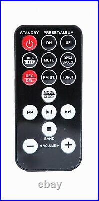 TechPlay ODCK110 Bluetooth Stereo System Karaoke Record Player CD Cassette