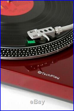 TechPlay TCP4530 CHE Record Player Turntable 33 45 RPM Belt Drive RCA Out NEW